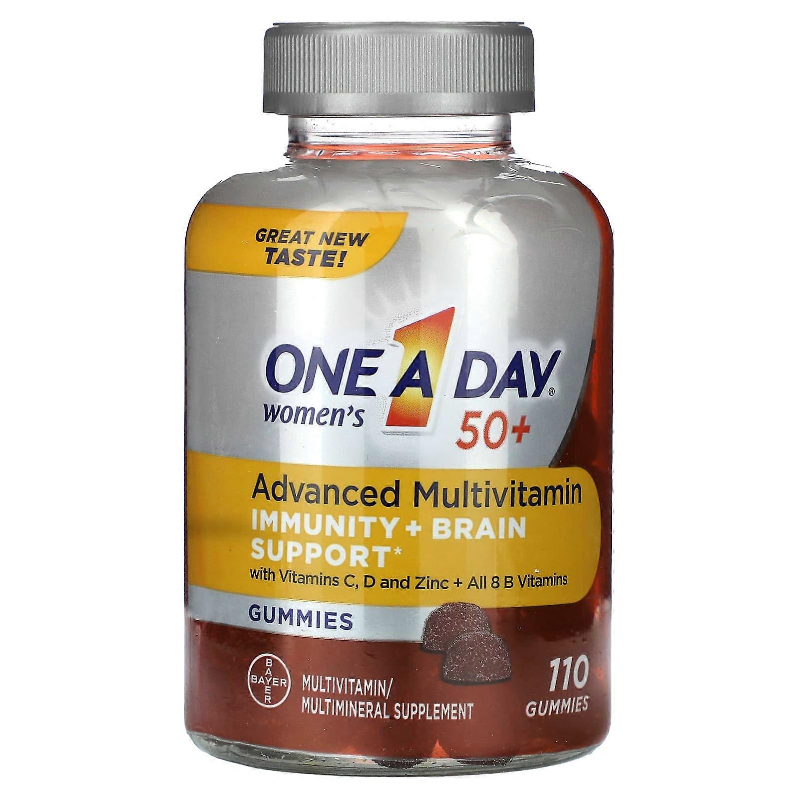 Women's 50+, Advanced Multivitamin, 110 Gummies