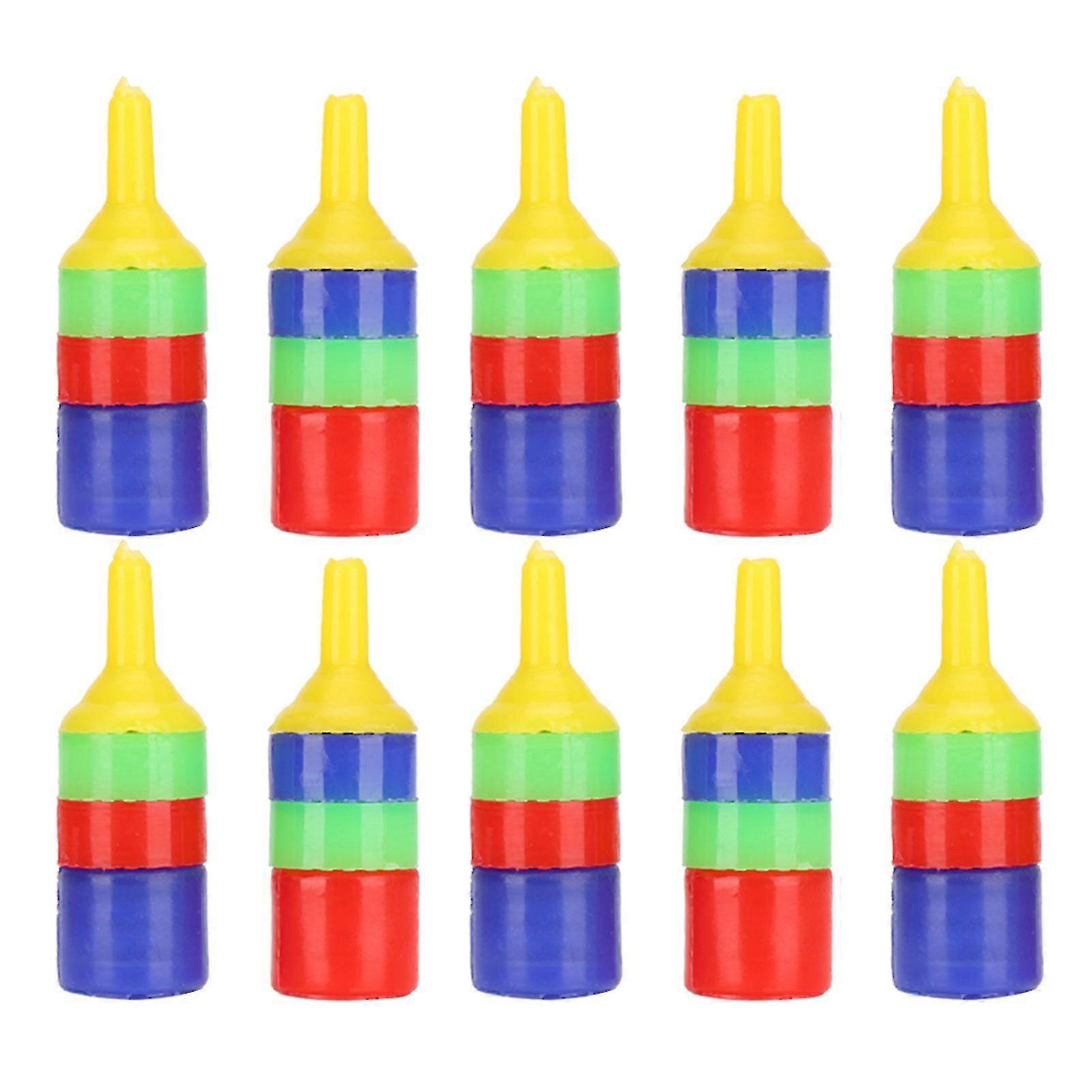 10pcs Fish Tank Air Stone Bubbles Release Oxygen Increasing Diffuser High Efficiency Aeration Purification