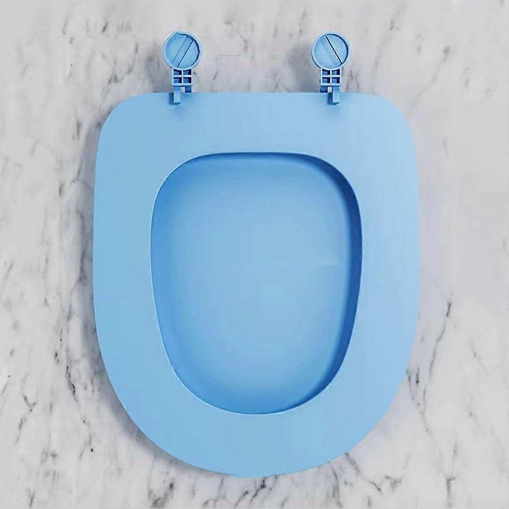 U Shape Plus O Shape White Toilet Seat With SoftClose And QuickRelease Fixed For UType