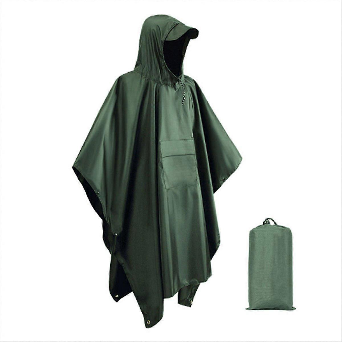 摩托车雨罩露营远足旅行雨衣帐篷绿色