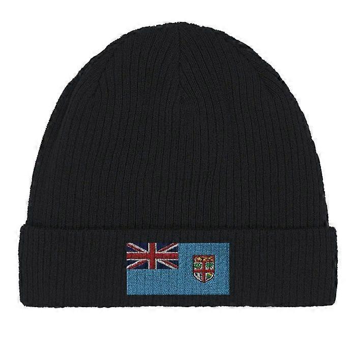 Fiji Flag Cap in Black
