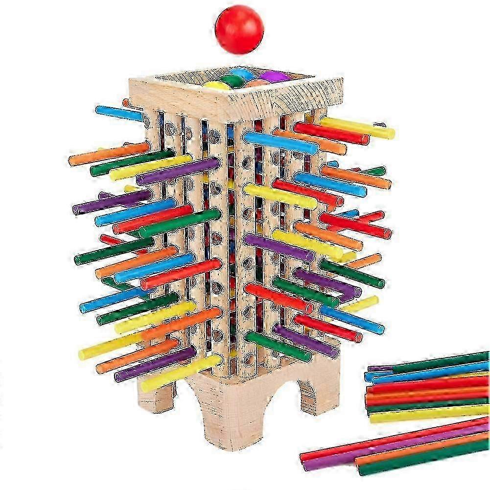 42 colorful sticks dice game math educational toy