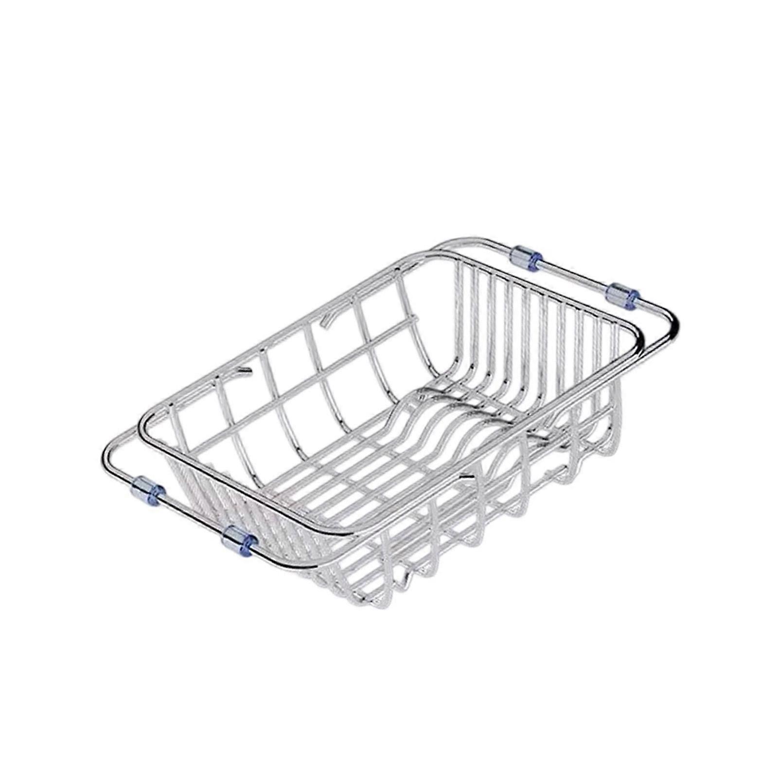 Extendable Dish Rack 304 Untarnished Kitchen Planner Flexible Size Accommodates All Sinks Oxidation Proof Dish Drying Solution  L