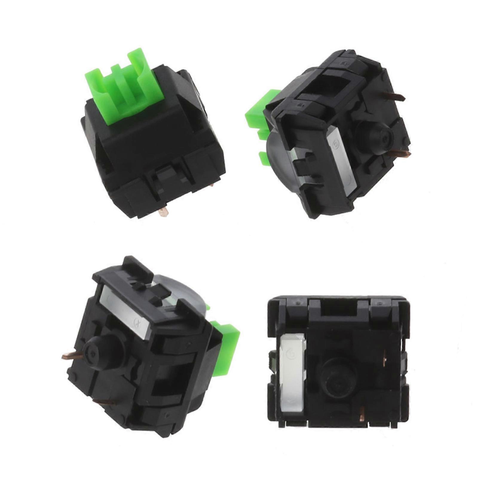  Green Shaft Switches For Blackwidow Mechanical Keyboard Featuring 16.8Million Color Option 4Pcs Set Multicolor