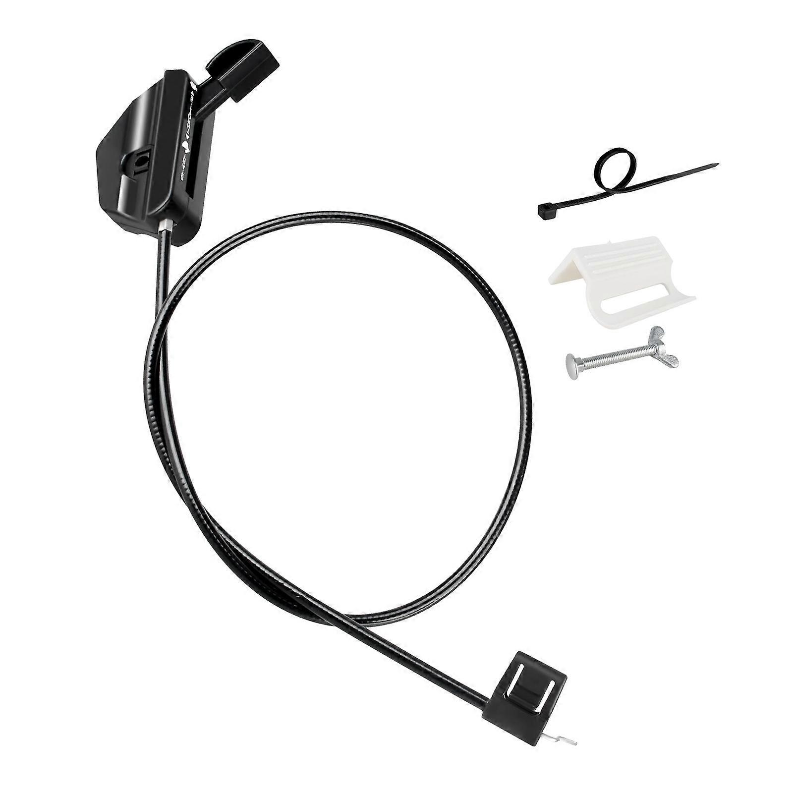 Various Terrain Lawn Spreader Control Cable Flexible Weatherproof PVC for Precise Gardening Operations Multicolor