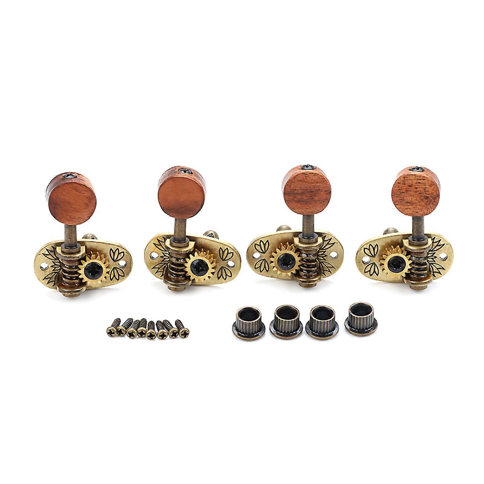 Right Classical Guitar String Tuning Pegs Machine Head Tuners Keys Parts 2L & 2R Professional Guitar Parts Accessories Multicolor