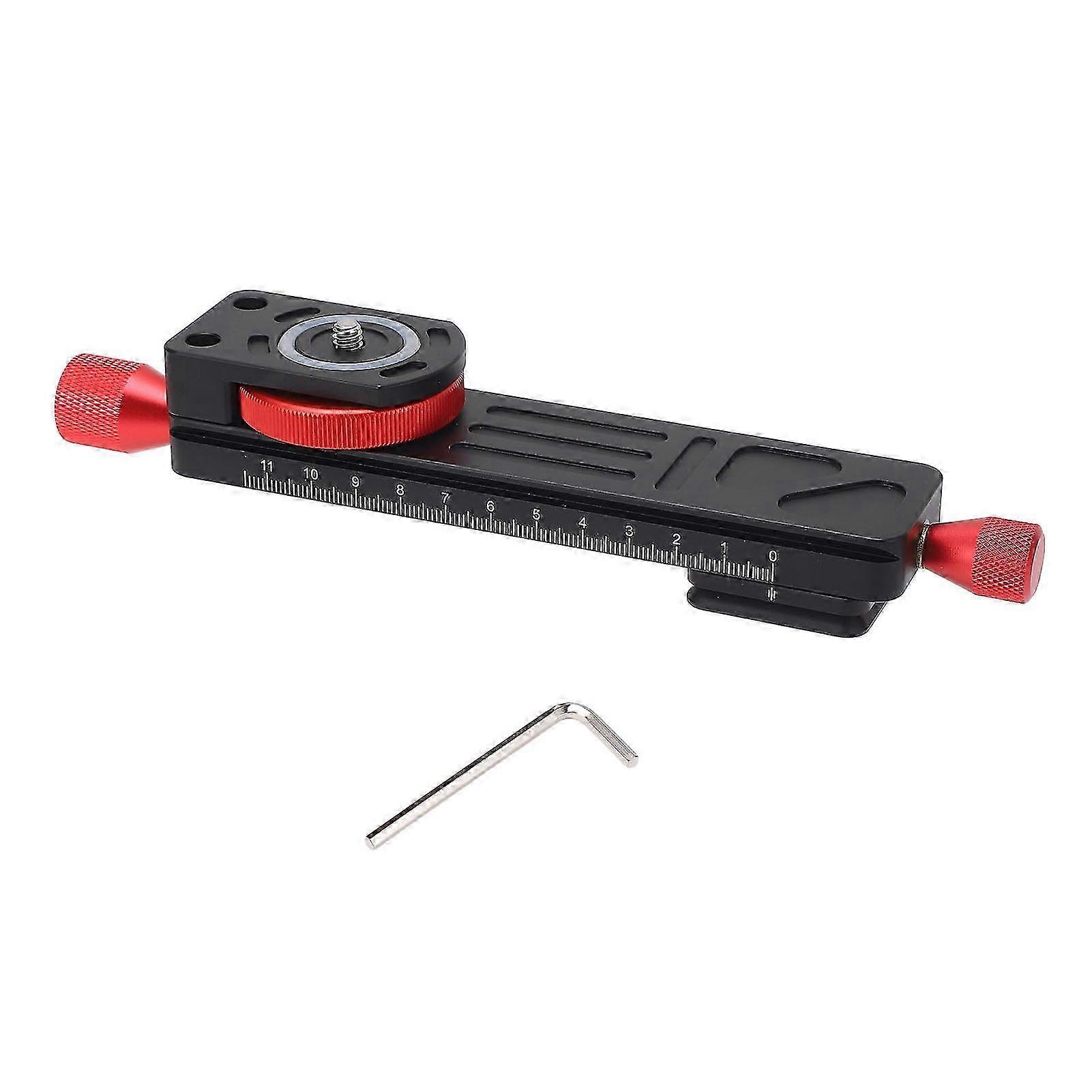 W160Macro Focus Rail Slider High-Precision Aluminum Alloy with Quick Release Plate & 1/4" Screw