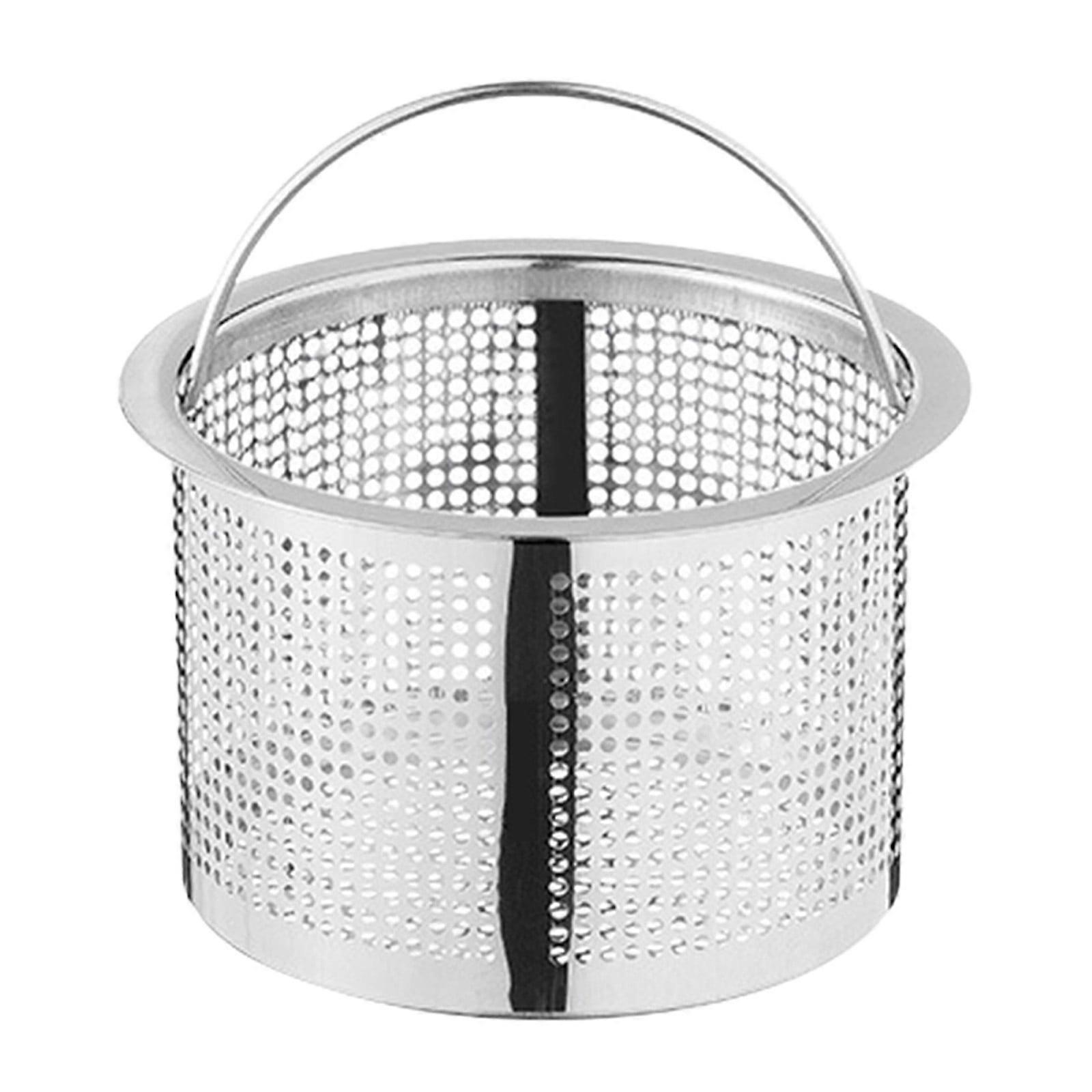 Begine Clearancestainless Steel Sink Deep Bucket Filter Kitchen with Handle Residue Mesh Screen C,Filter Sink Net,Strainers