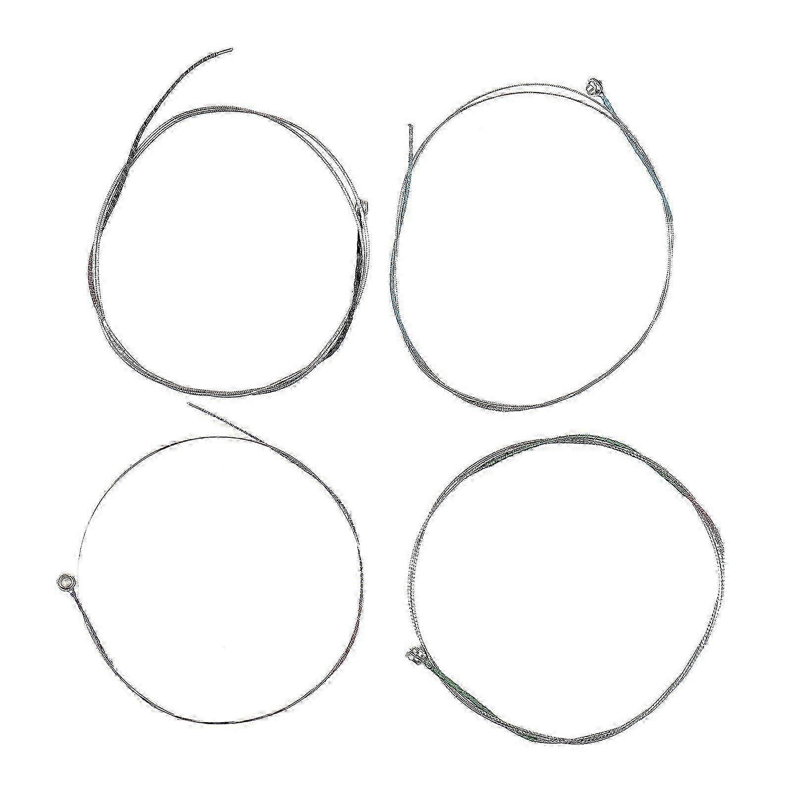 4 PCS Violin Strings for 3/4-4/4 Violins Aluminium Alloy Wound Universal Full Set (G-D-A-E) Fiddle String