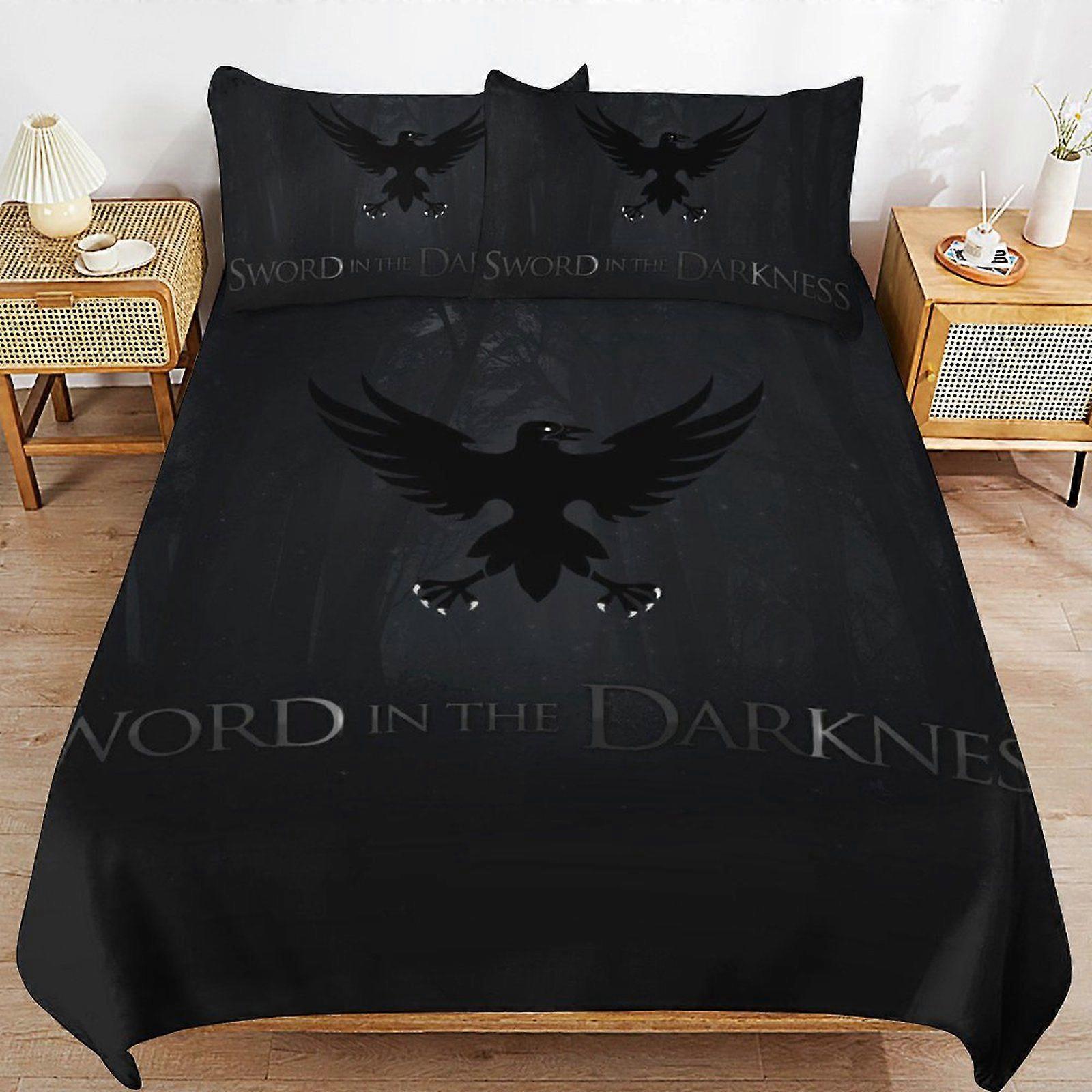 u211 Game of Thrones Hotel Style Lightweight Smooth Texture Secure Closure Duvet Cover Sets Comfort Package n211