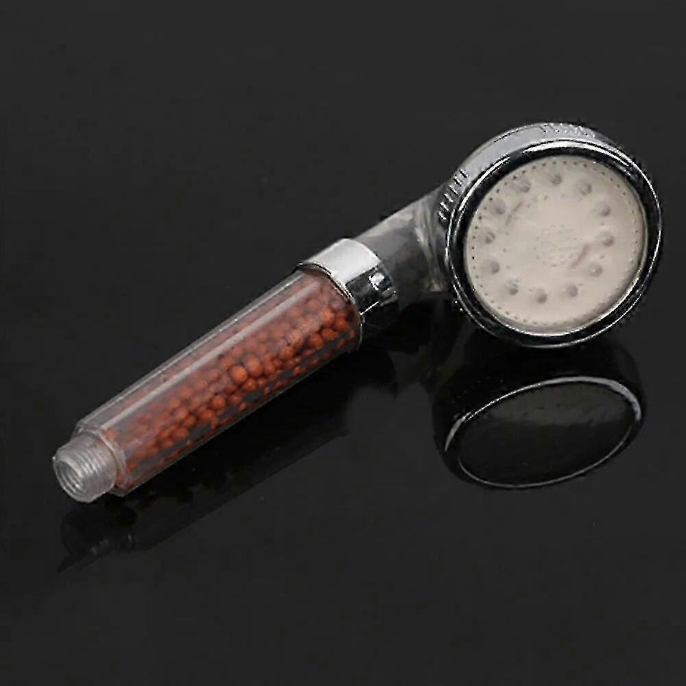 Exquisite 1pc Bathroom 3 Color Changing Led Shower Head Temperature Sensor Handheld Mineral Anion Spa High Pressure Filter Shower Head