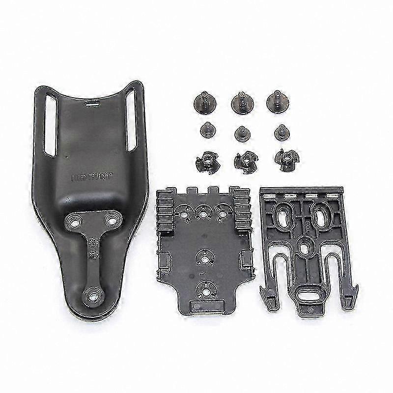 Universal Tactical Holster Kit with Quick Lock System for Hunting and Outdoor Use Low-Ride Paddle and Elastic Strap Included