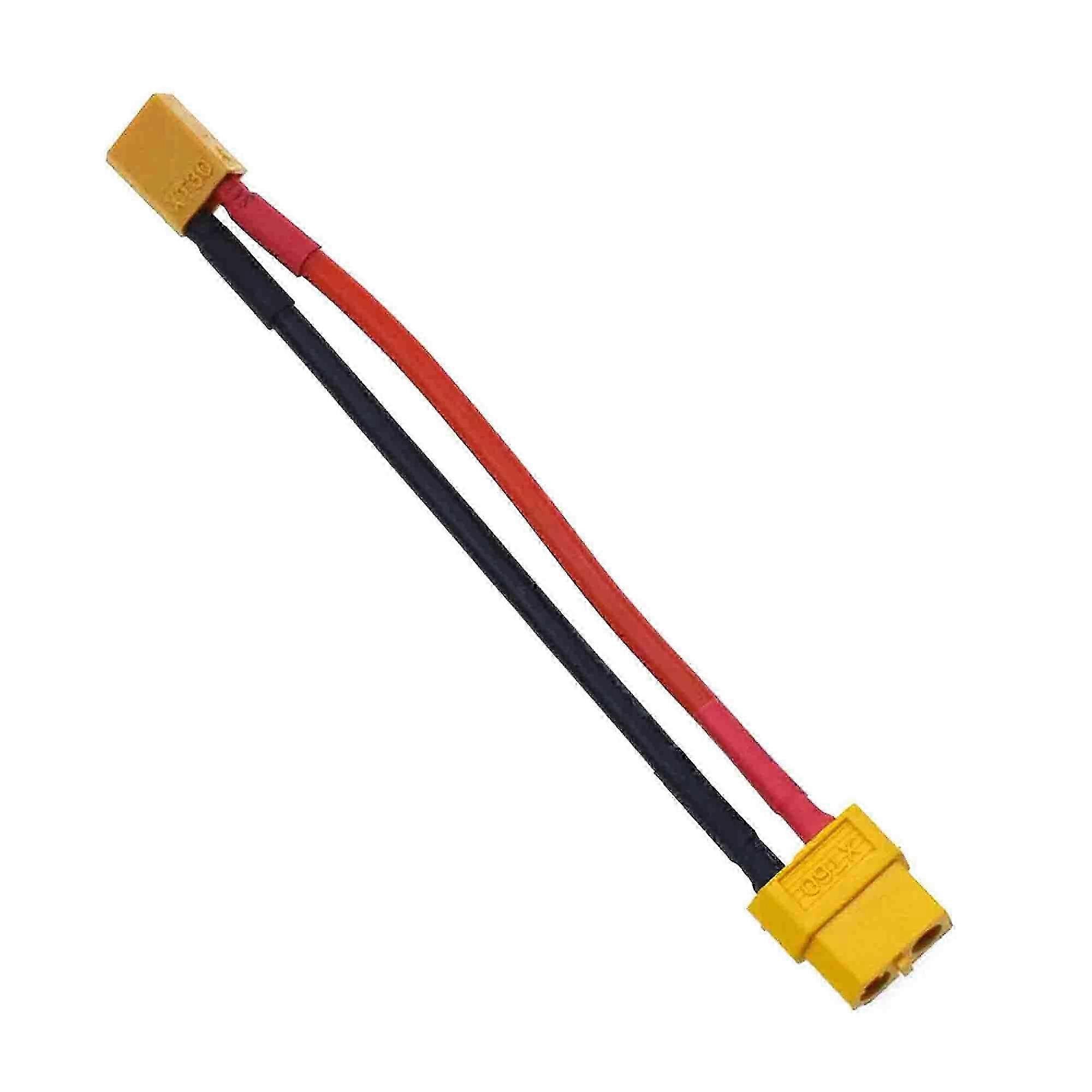 1 x 14AWG 10cm XT60 Female to XT30 XT90 EC3 T Male Connector for ESC, High-Quality Power Adapter, Compatible with RC Models SZRH