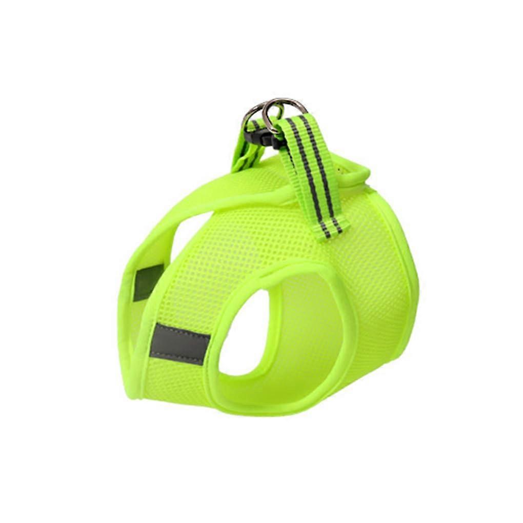 Cat Harness Lead Set For Walking Small Size Breathable Mesh Reflective Elastic Chest Strap Rope