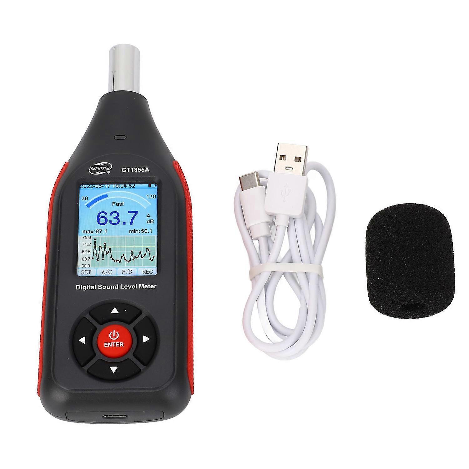 Sound Level Meter High Accuracy LCD Display Portable Noise Meter Decibel Reader for Individuals Fami