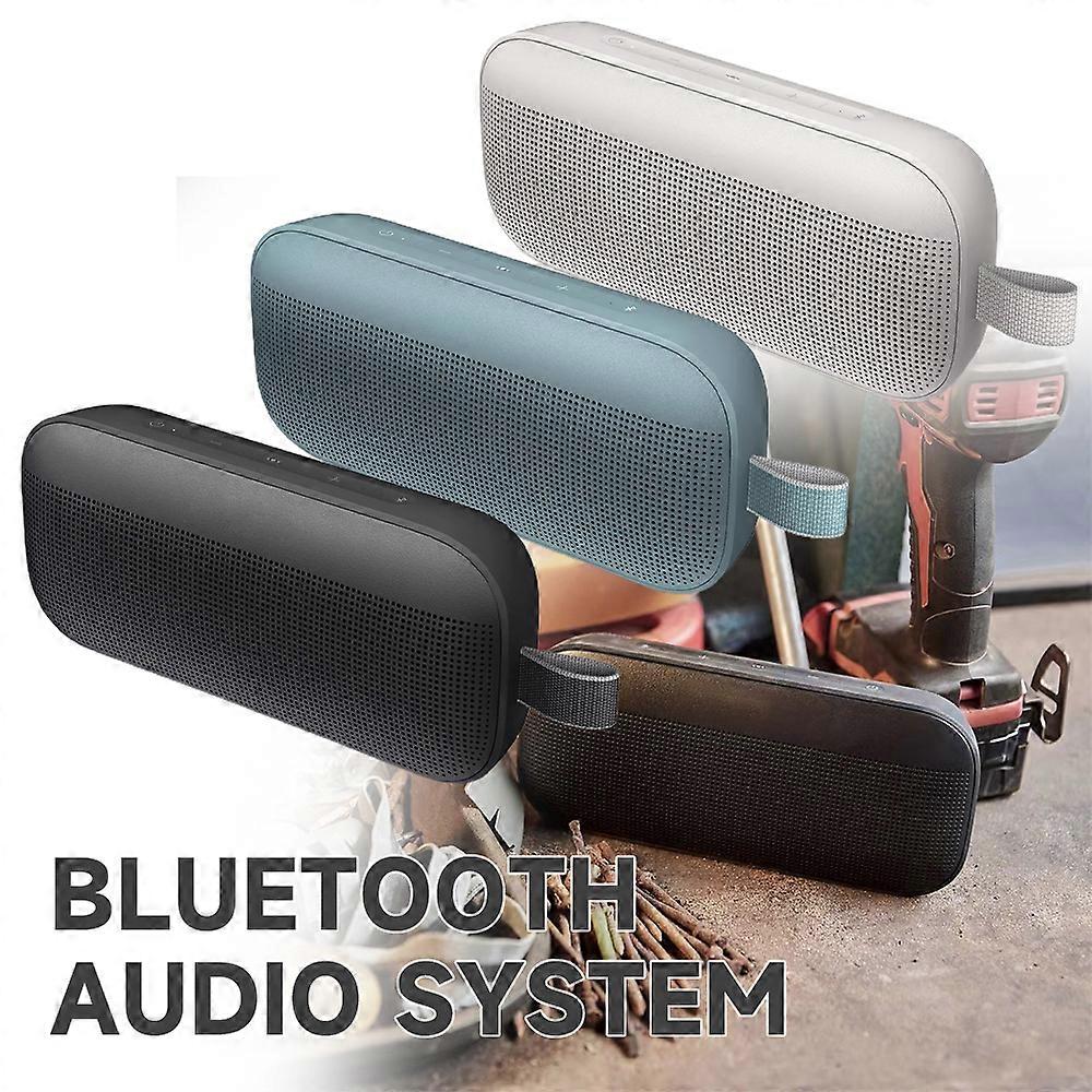 Bose SoundLink Flex draagbare Bluetooth waterdichte luidspreker Stone Audio blauw/zwart/wit