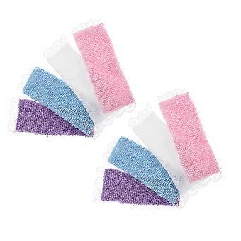 Mini Dollhouse Bath Towels for Dollhouse 8Pcs Decorative Fabric Set