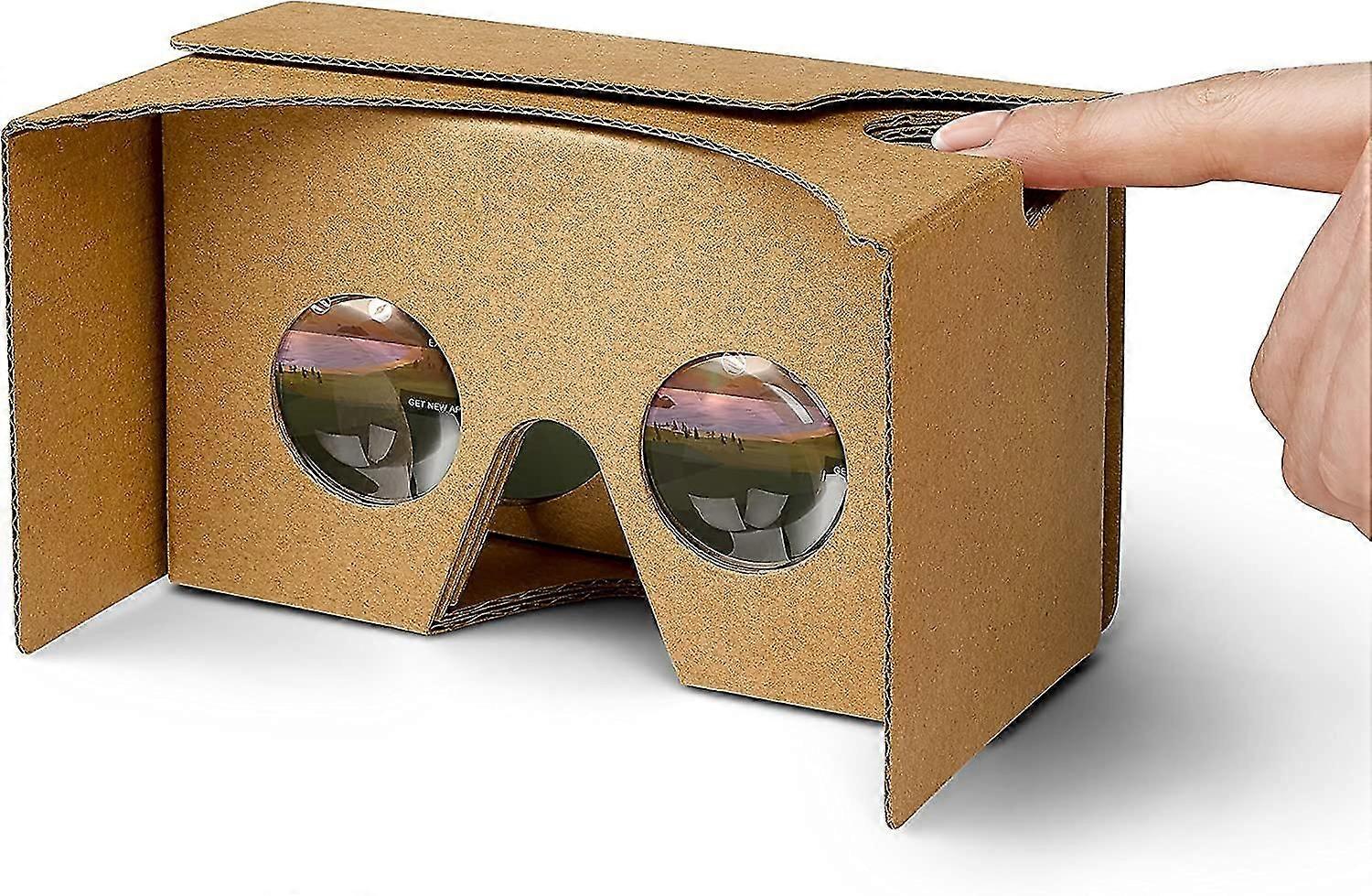 VR second generation cardboard new Google carton VR virtual reality 3D glasses helmet 2-pack