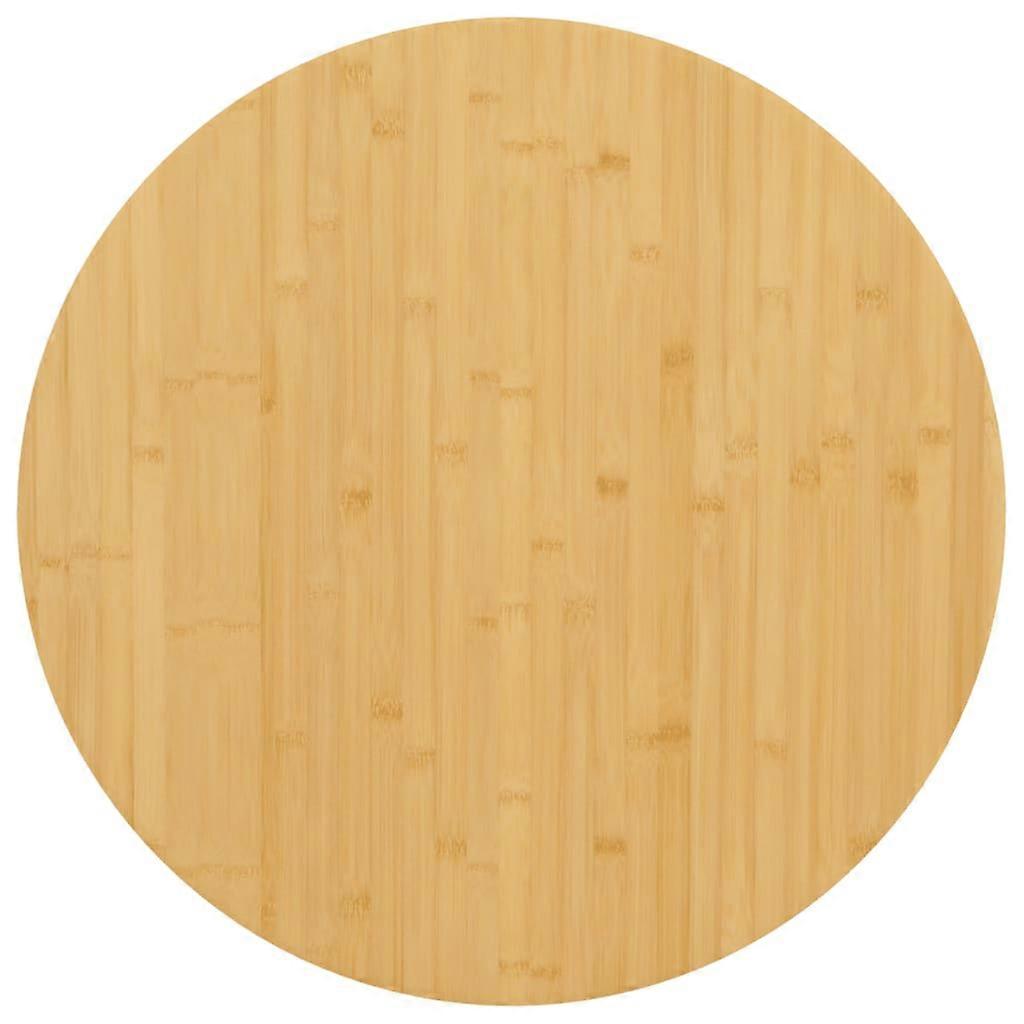Table top Ø60x4 cm bamboo