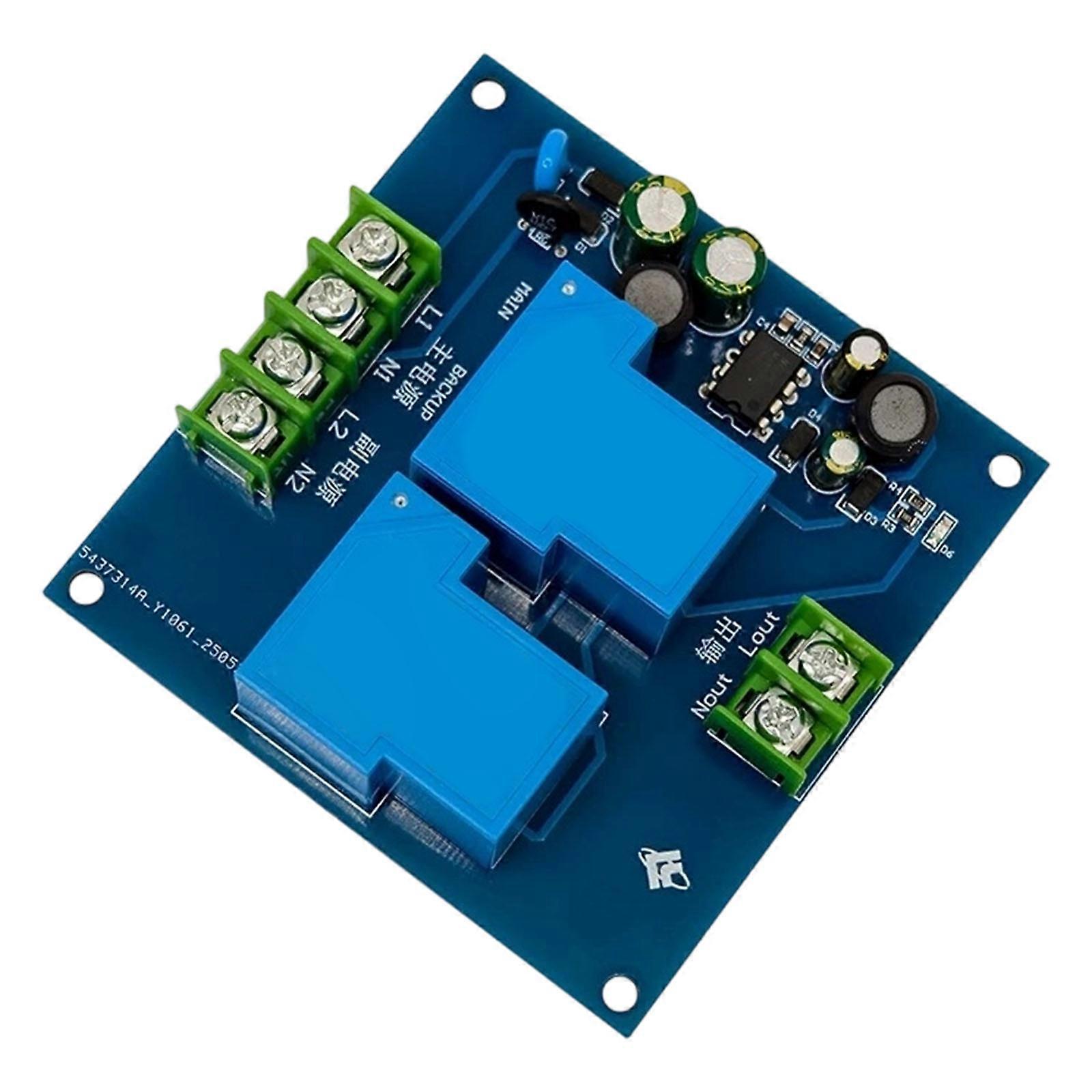 Double Power Automatic Transfer Switcher Module 220V 30A For Continuous Electricity Supply In Blackouted Scenario Multicolor