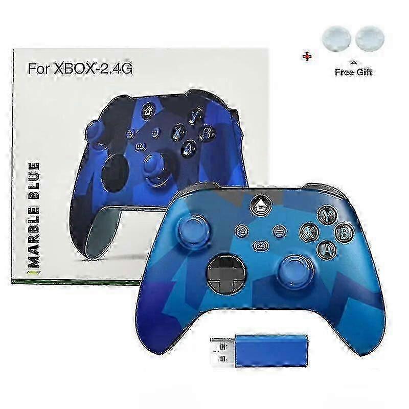 2.4g Wireless Controller For Xbox One/one S/one X/one Series Bluetooth Gamepad With Wireless Adapter Headset Jack Pc Controllers