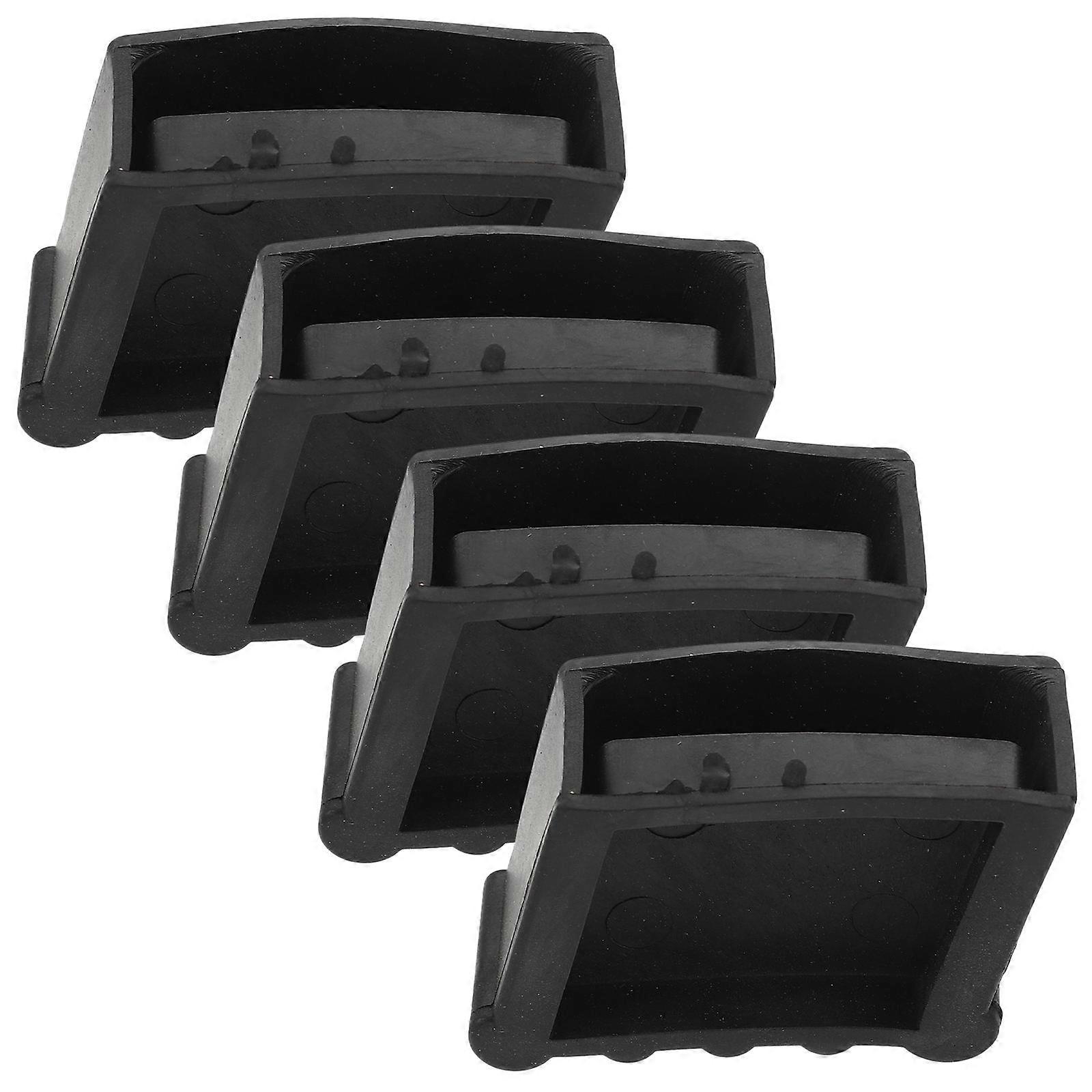 4 قطع خطوة سلم قدم وسادة مفيدة عدم الانزلاق سلم قدم منصات المطاط المنزلية سلم أجزاء