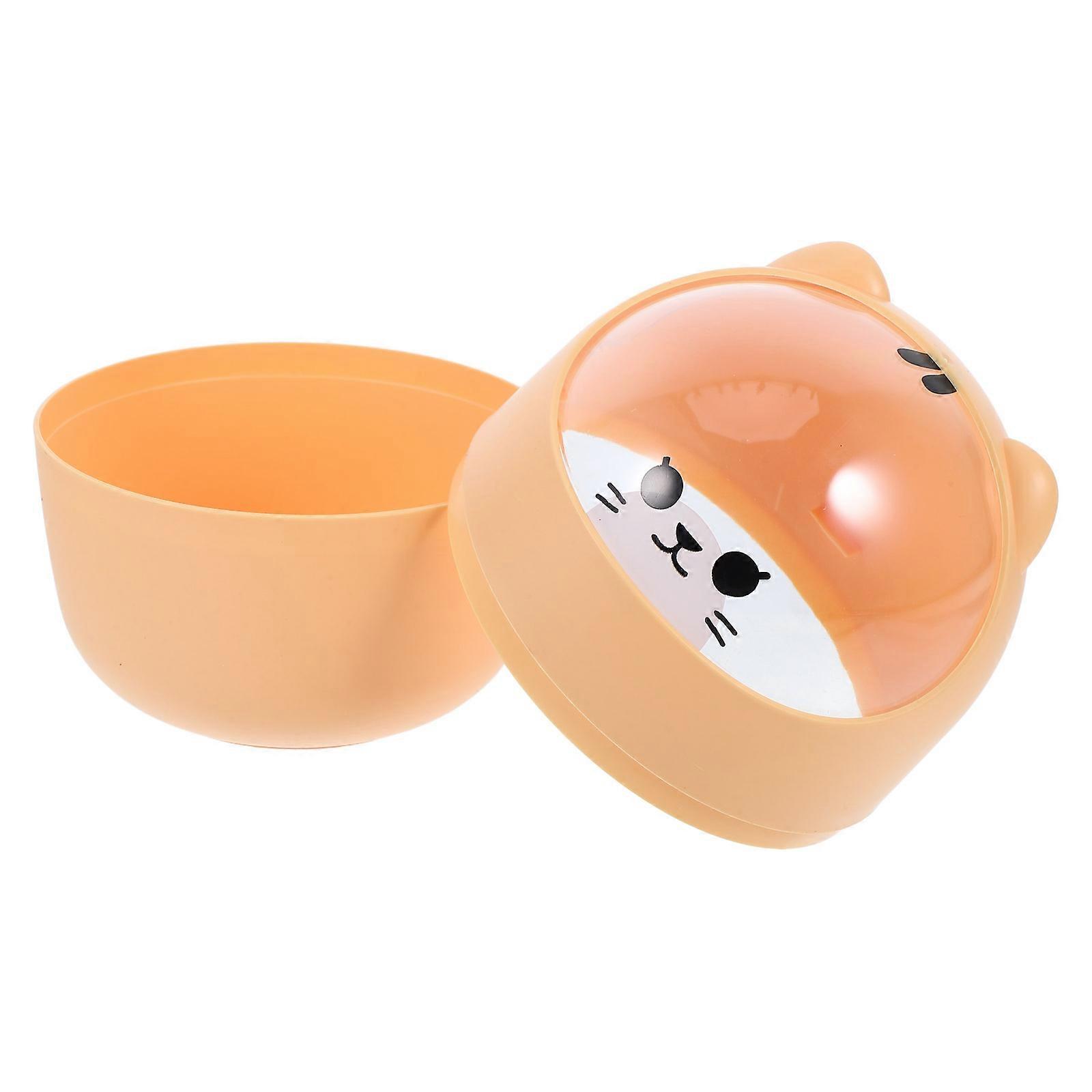 1 Pc Lovely Trash Bin Desk Waste Container Cartoon Garbage Can for Office