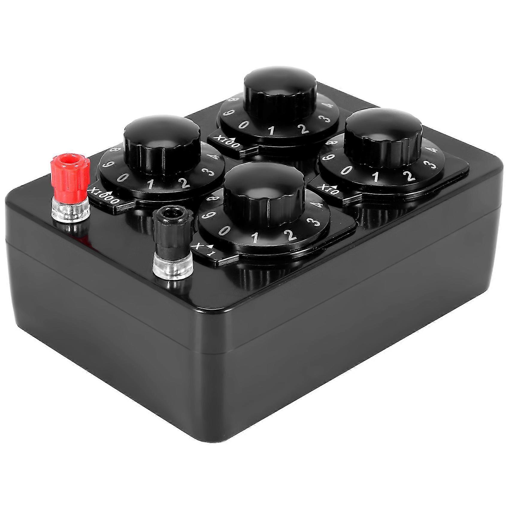 Precision 0-9999 Ohm Variable Decade Resistance Box for Lab & Education