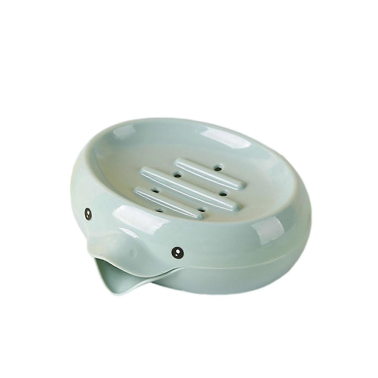 Cartoon Multi-function Soaps Box Hollow Waterproof Storage Box for Home