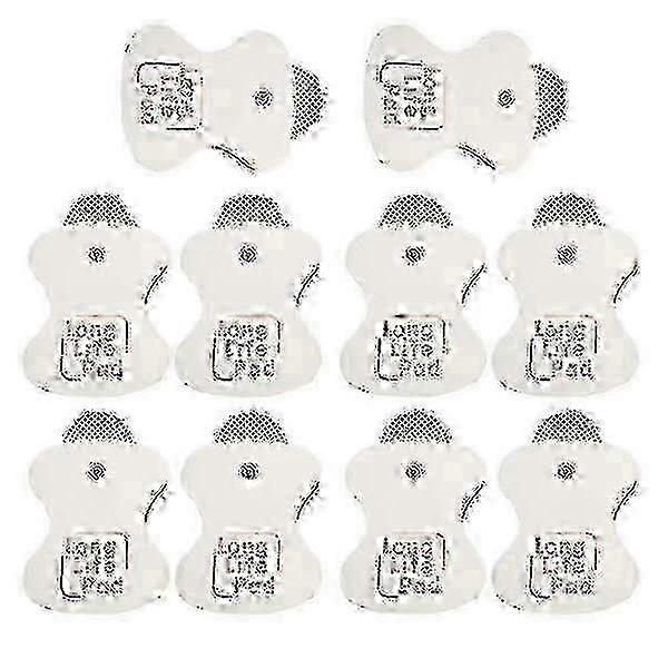 オムロンマッサージャーロングライフパッド10個の10x電極交換