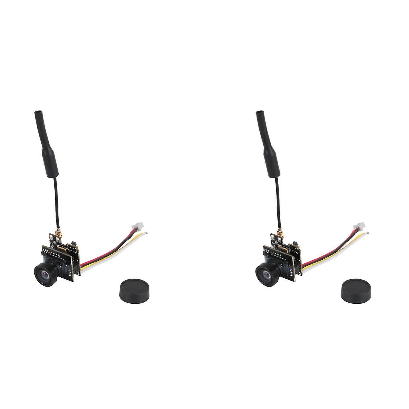 2X Mini Camera FPV AIO 5.8G 25MW 40CH 800TVL Transmitter LST-S2+ FPV Camera with OSD Parts for RC Racing Drone