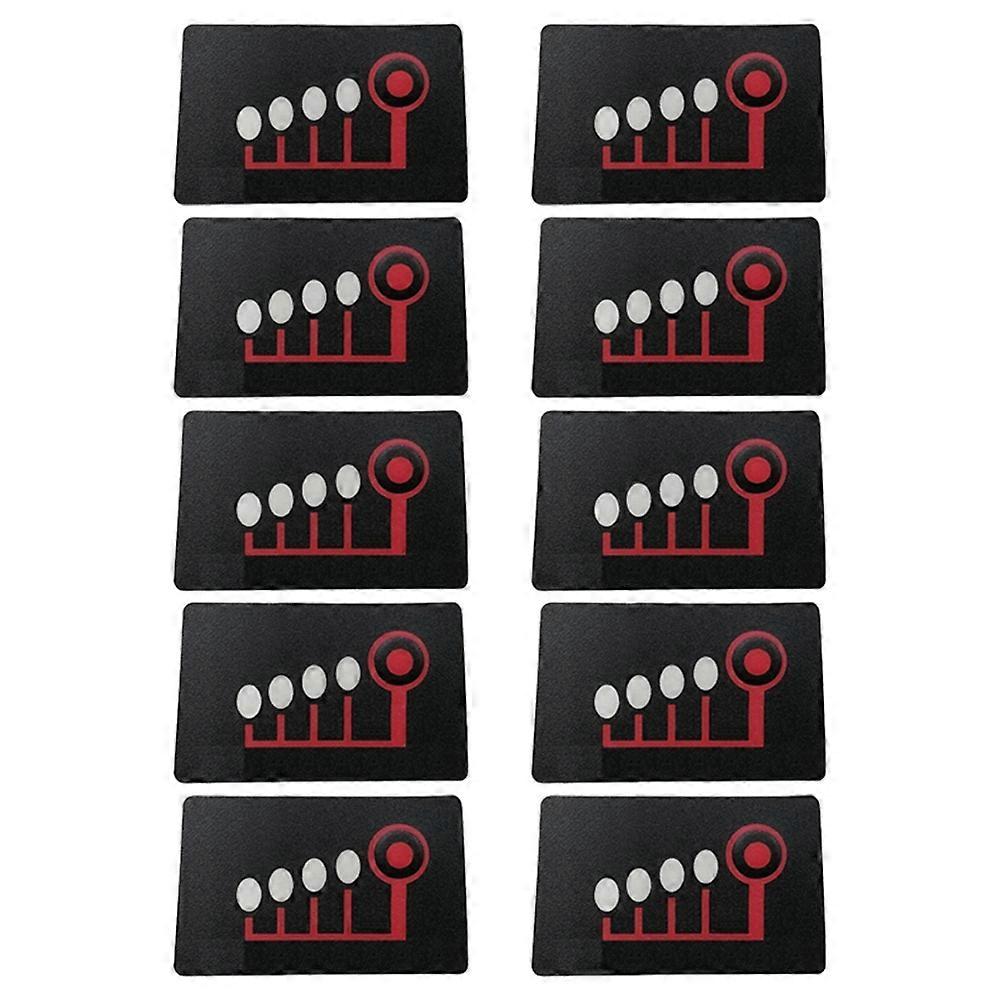 10PCS LED Power Display Stickers for M18 Lithium Battery LED Key Label for Milwaukee 18V 48-11-1815 Li-Ion Battery Pack