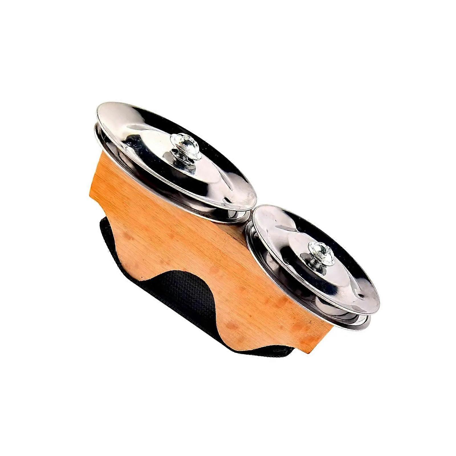 Finger Bells Hand Bells Hand Shakers with Secure Hold Metal Construction Encourages Creative Play Comfortable for Use Multicolor