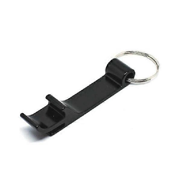 2-PACK Keychain Bottle Opener Black