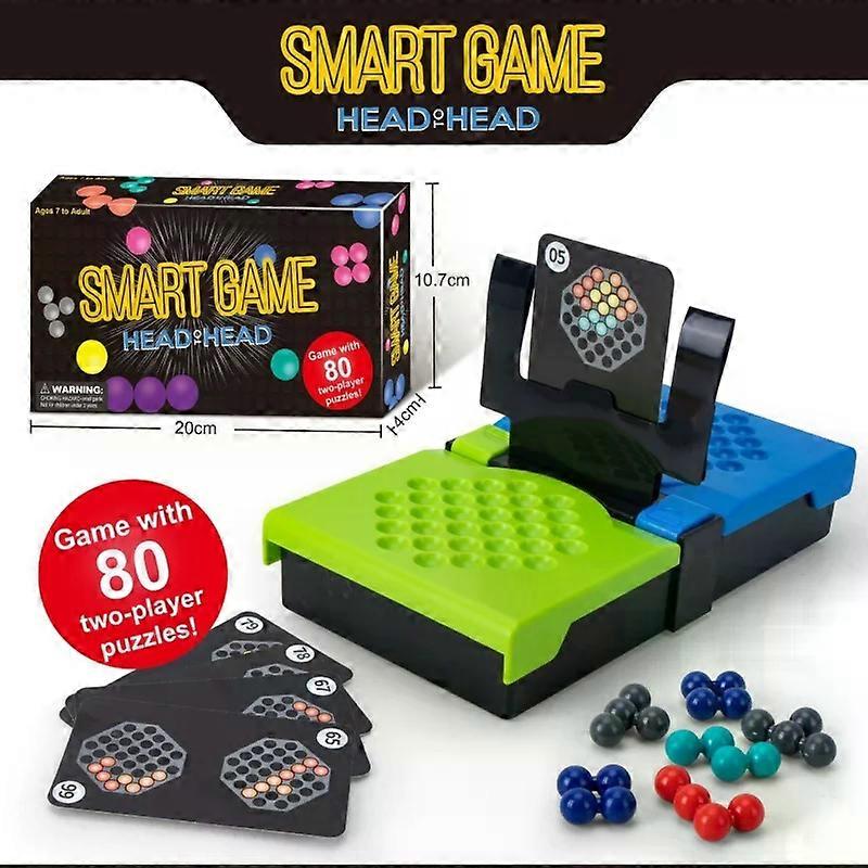 Kids Logical Thinking Training Big Battle Intelligence Magic Bead Game Toys Featuring 80 Challenges Educational
