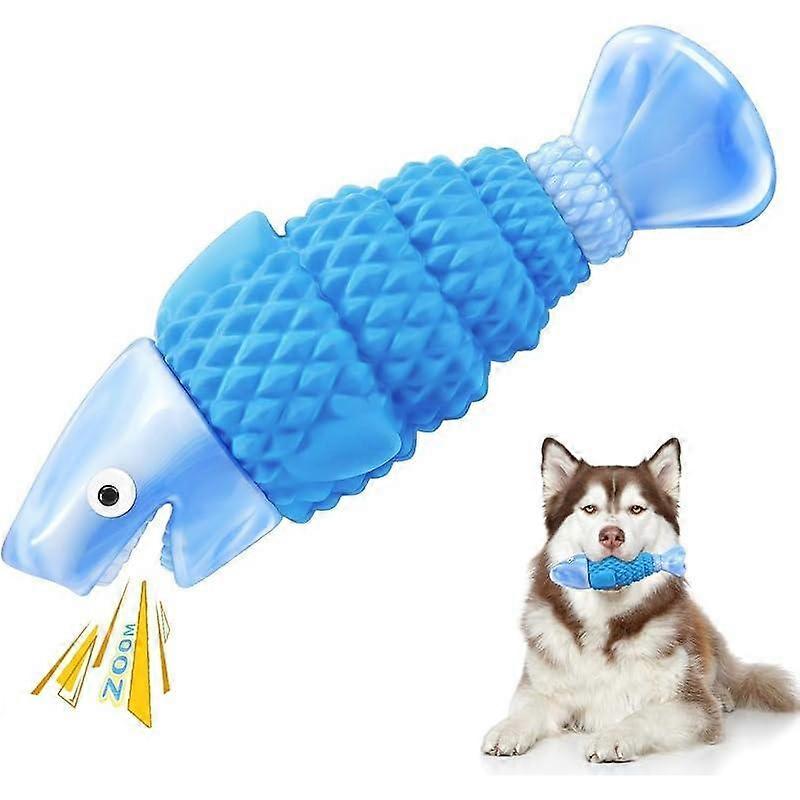 Tough Dog Toys for Aggressive Chewers, Indestructible Dog Chewers for Medium & Large Breeds, Squeaky Durable Chew Toys to Keep Them Busy, Re