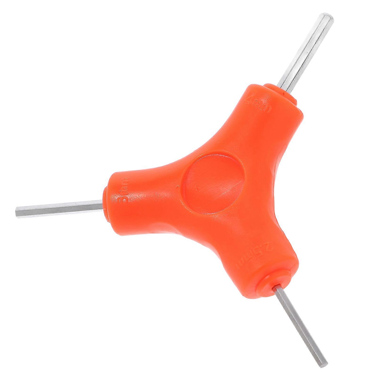 Multi-Function Hexagonal Screw Wrench Ergonomic Handle Tool For Repair Work And Installation 1Pack