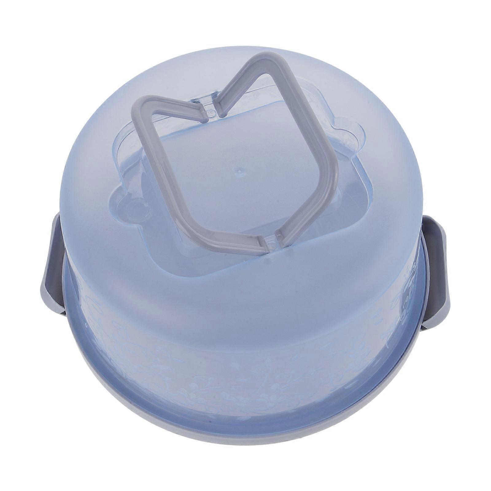 Reusable Cake Carrier Box Handheld for Cake Storage Use in Blue