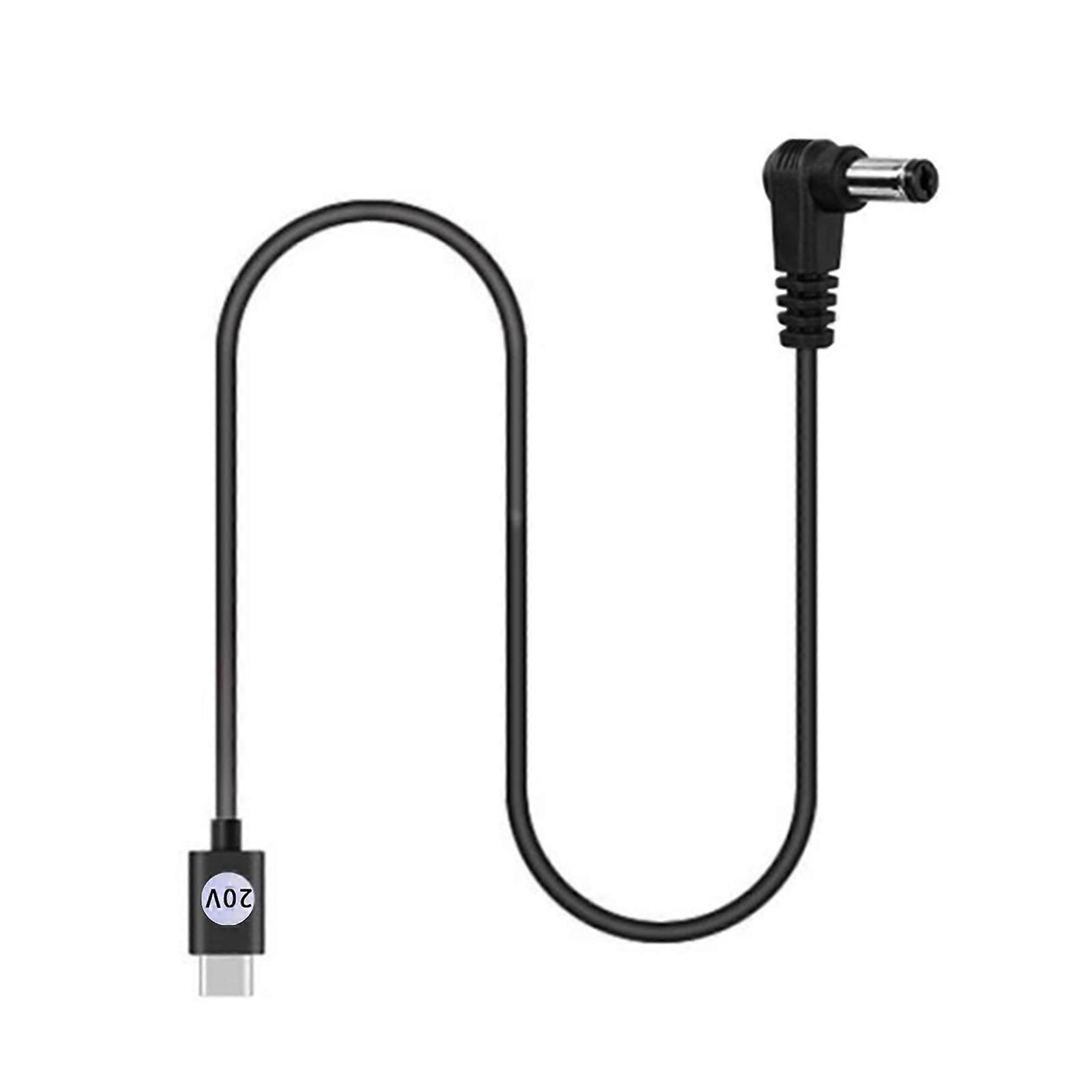 USB C to DC5521 Power Charging Cable with Wide Compatibility for Laptops Power Adapters for Reliabled Charging PVC Cord Multicolor