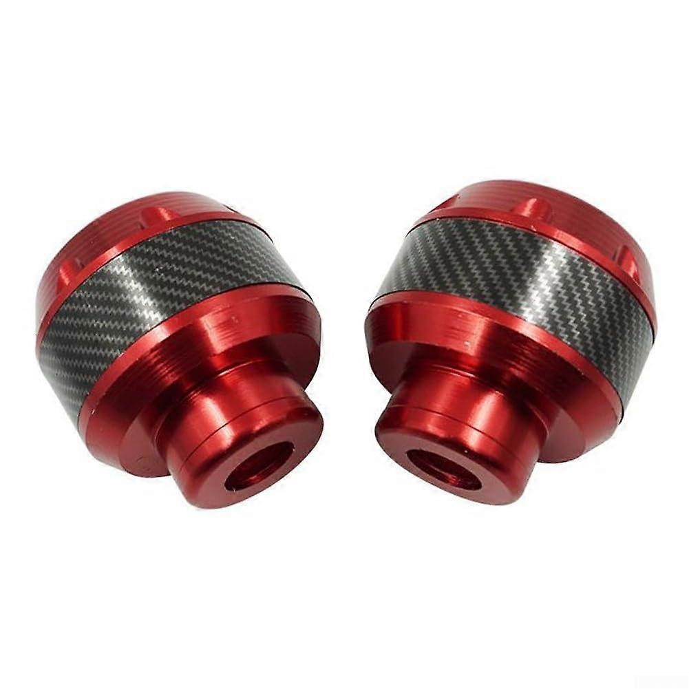 Motorcycle Frame Sliders Front Fork Crash Protectors Aluminum Alloy ImpactResistant Universal Red
