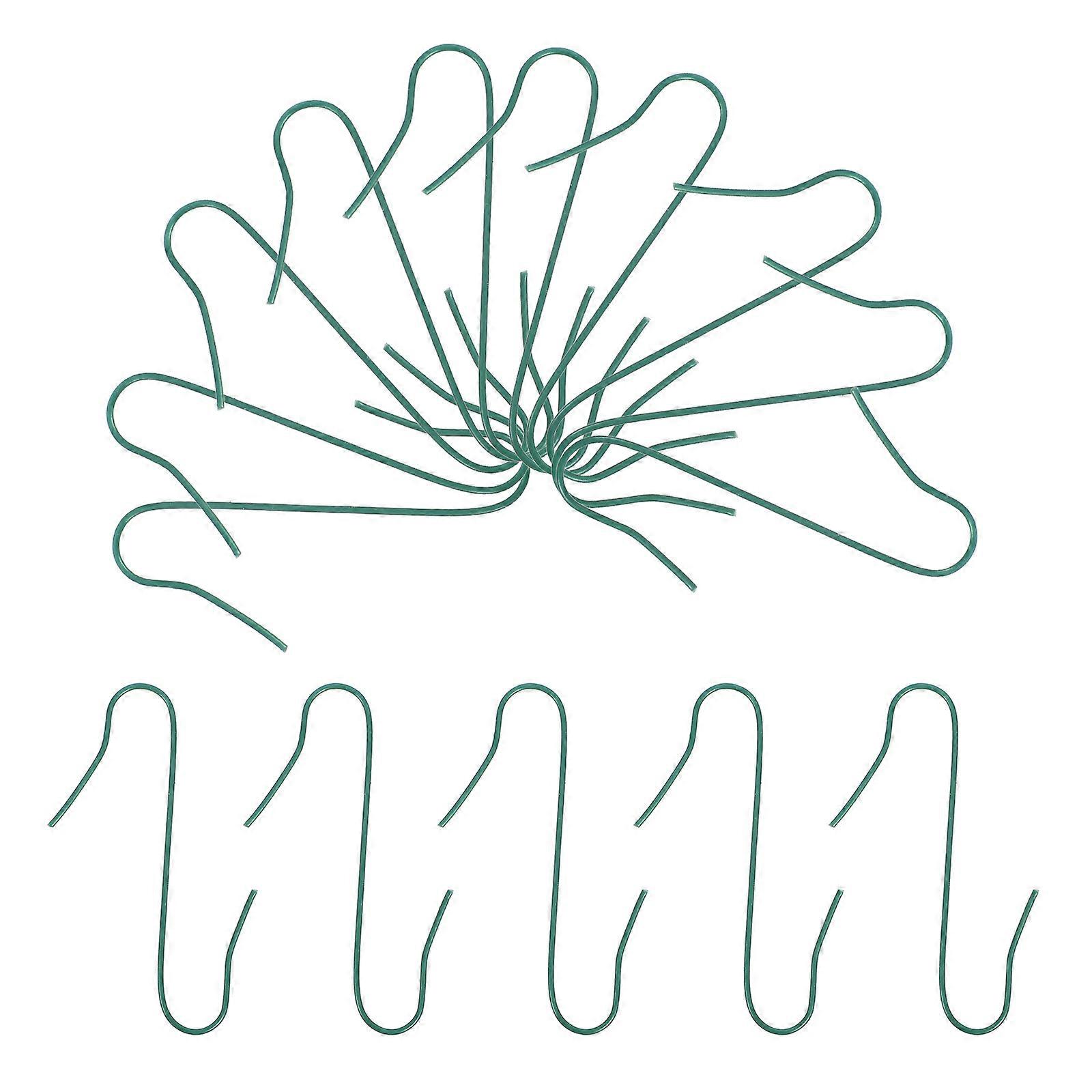 -Shaped Christmas Tree Ornament Hooks for 100Pcs Hanging Decorations