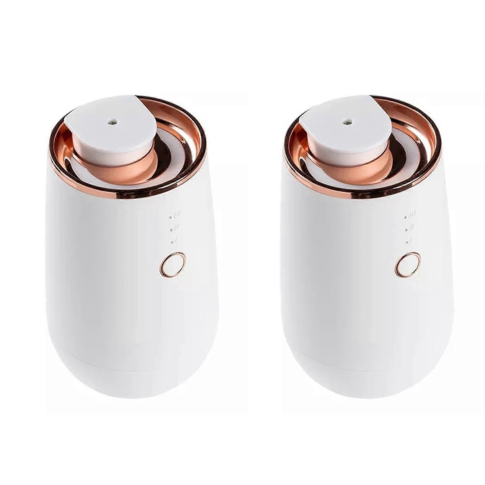2X Waterless Essential Oil Aromatherapy Diffuser Office Desktop Portable Electric White