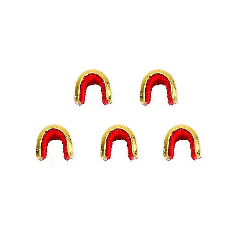 5pcs Archery Arrow Bow Strings Buckle Clip Copper Nocking Point Bow String Position tool Shooting Arrow Accessories