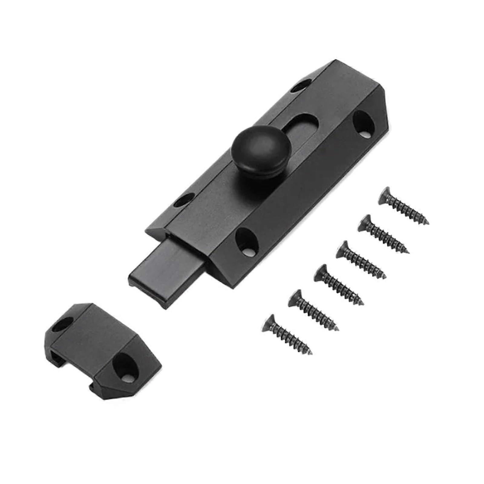 Brass Slide Bolt Lock Barn Door Latch AntiTheft Durable Brass Construction Easy Install with Screws