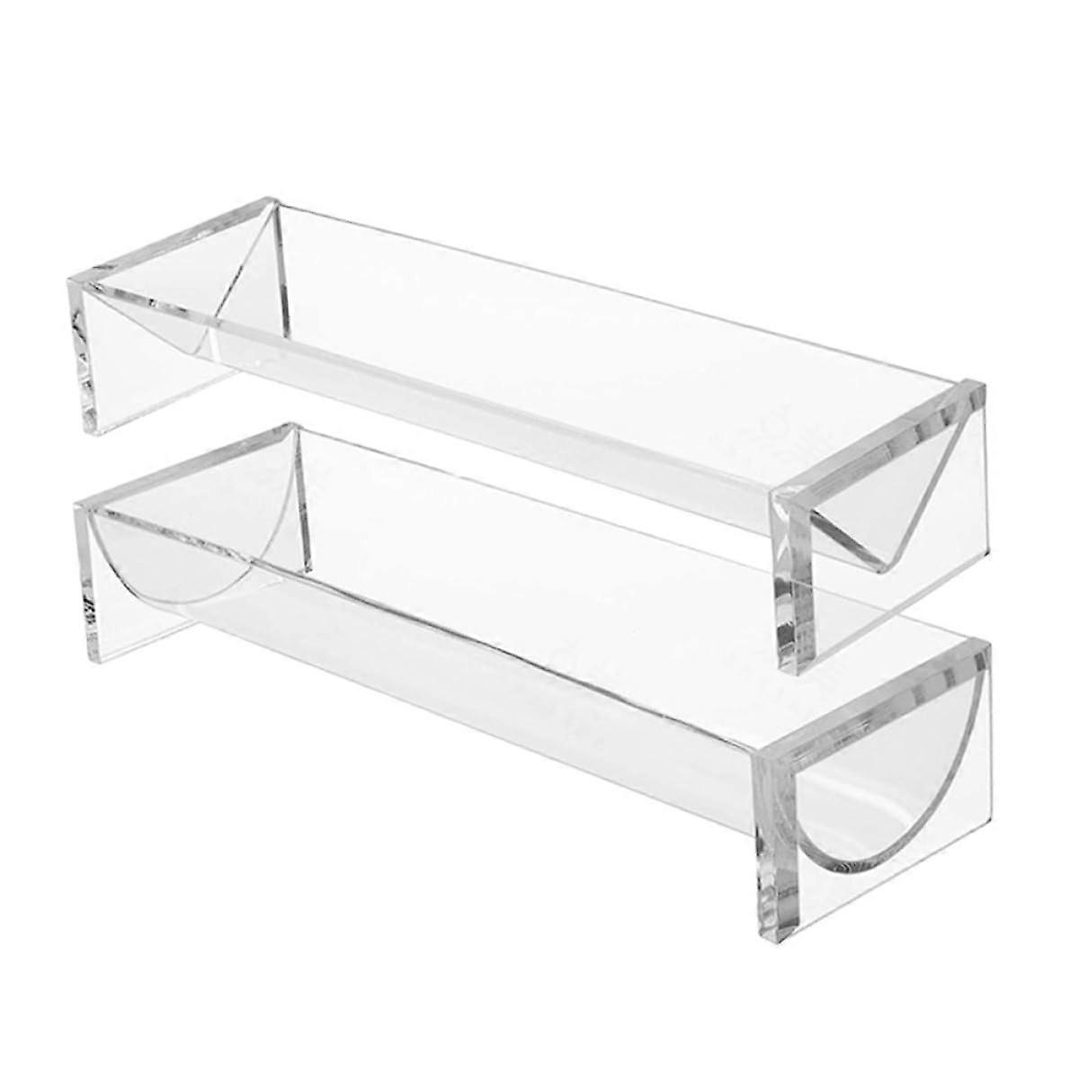 2pcs Acrylic Dessert Stand Clear Cake and Cookie Display Rack for Parties and Events