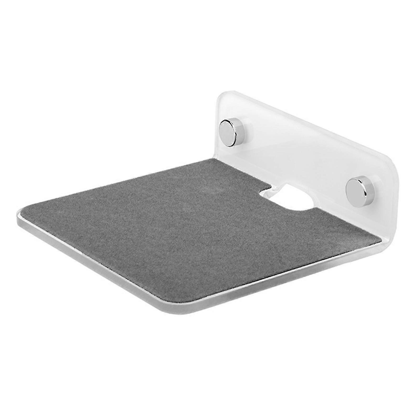 Wall Storage Rack Multifunctional Items Storage Acrylic Mini Smart Speaker Bedside Storage Holder For Home