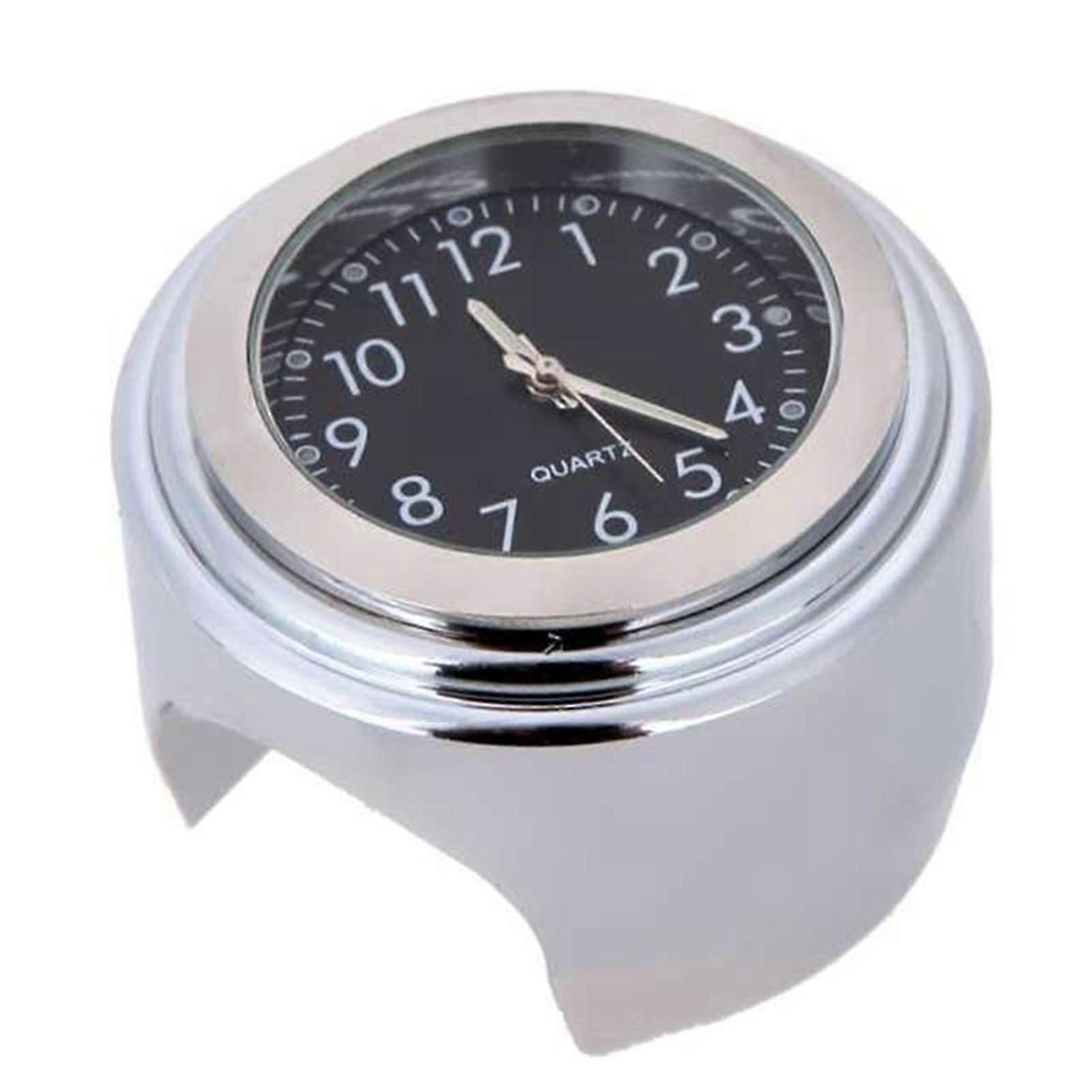 Handlebar Clock Universal Waterproof Aluminum Alloy 7/8 Inch Motorcycle Luminous Watch