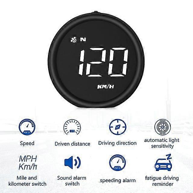Universal Speedometer Multi Function Gps Head Up Display Digital On-board Computer For Car Truck Boat Hud Rpm Mph Speed Alarm