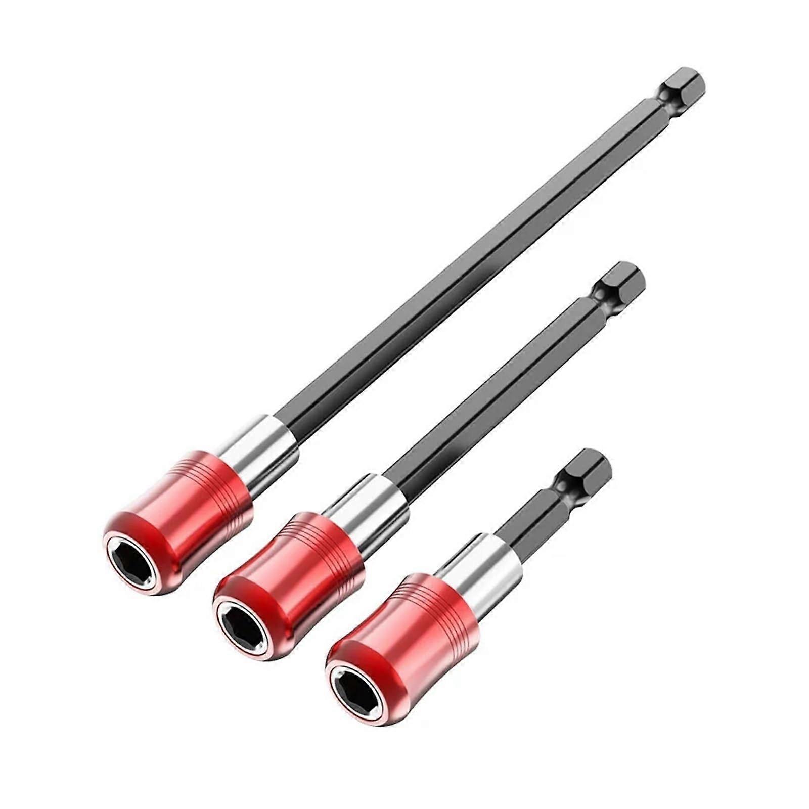 Screwdriver Extension Bar Set 6.35mm Hex Shank Rod Quick Change Design Multiple Length Options Ref:1649