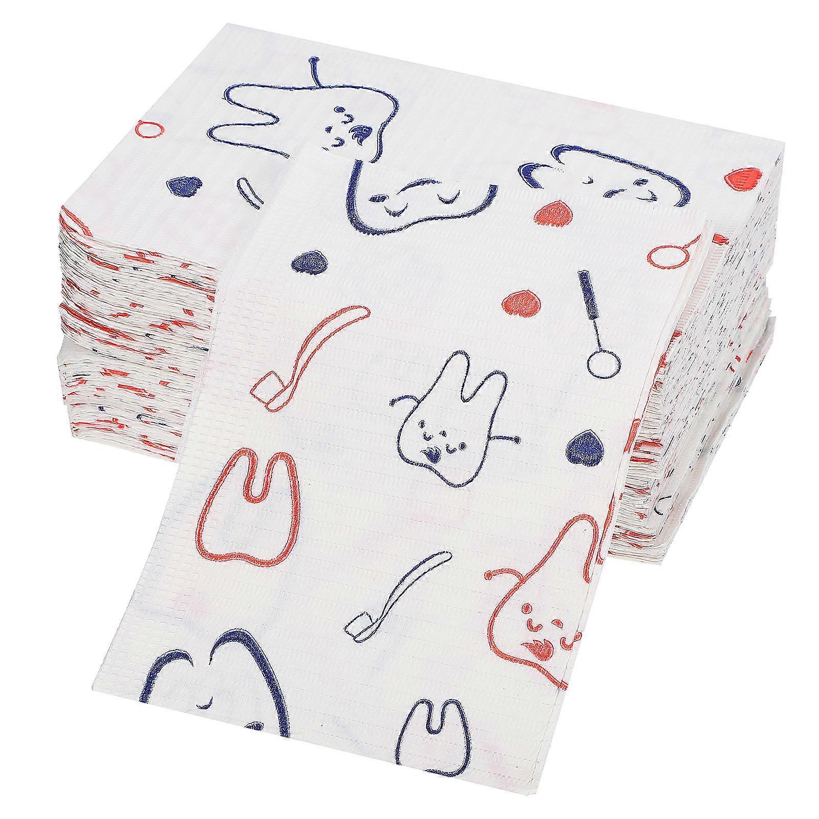 Bibs Disposable Patient Bibs for Hygiene 160Pcs Multi